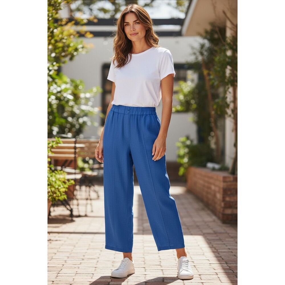 ✨Masai Copennagen Blue Linen Sz XS Pants✨